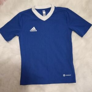 Adidas Aeroready Blue Practice Jersey Kids Size XS (4-5)
